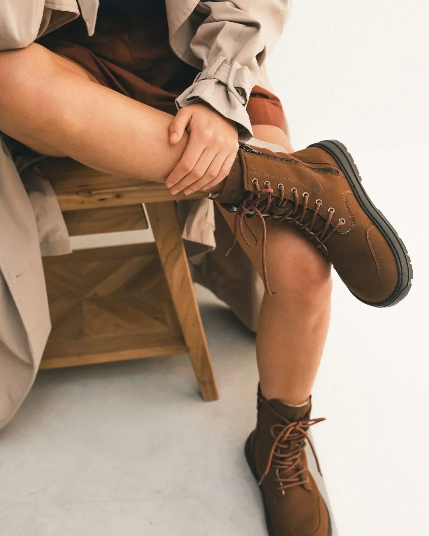 Botas de Combate  Roble - Omega